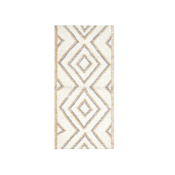 Textured Diamond Bath Rug Yellow, Colorado