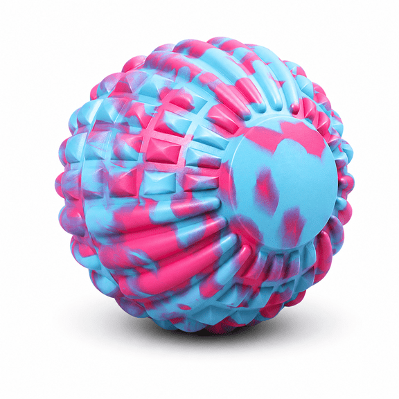 Textured EVA Fascia Massage Ball, Peanut or Round Trigger Point Roller for Feet, Shoulders, Neck and Hands, Portable Muscle Relaxation Tool for Yoga, Fitness and Daily Recovery