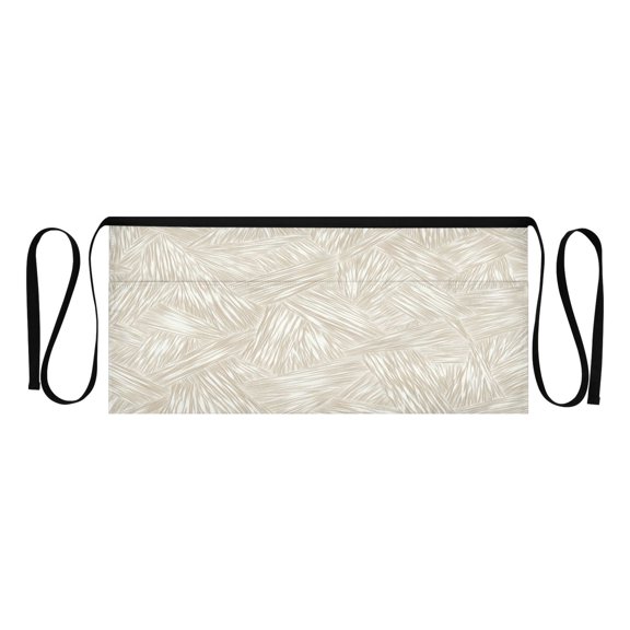 Textured Earthy Tones Multi Pocket Short Apron Waterproof, Adjustable 96.5in Belt for various occasions