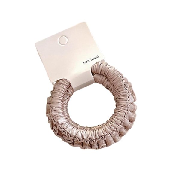 Textured Elastic Scrunchies Headwear Styling Tool for Ponytails Braids Buns