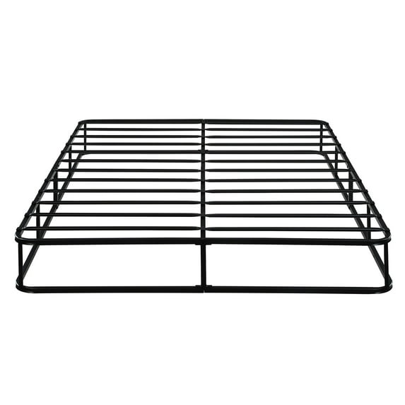 Textured Fabric Cover, Simple Assembly - Full Mattress Foundation for Bedroom