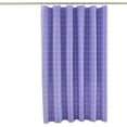 thumbnail image 1 of Textured Fabric Shower Curtains 72 Inches by 72 Inches, Lavender Checkered Printed Bathroom Curtains Machine Washable, 1 of 5