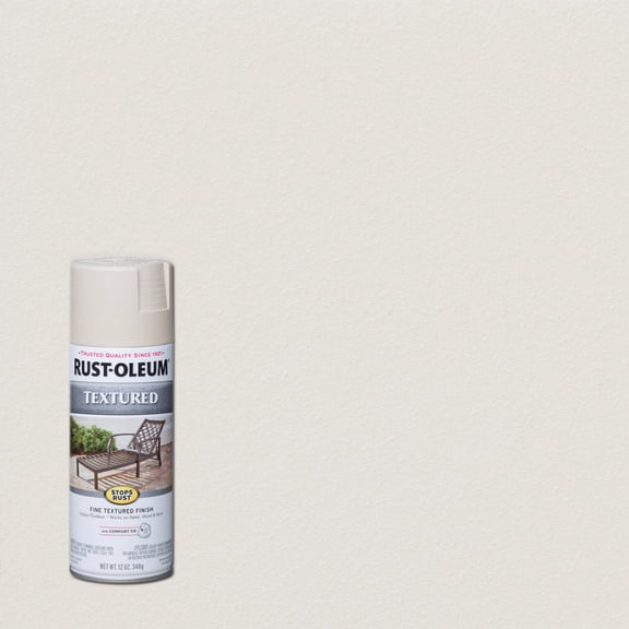 Rust-Oleum Textured Finish Spray Paint - Durable, Stone Texture - 11 oz - 15 oz, White  Interior & Exterior Use, Professional Finish