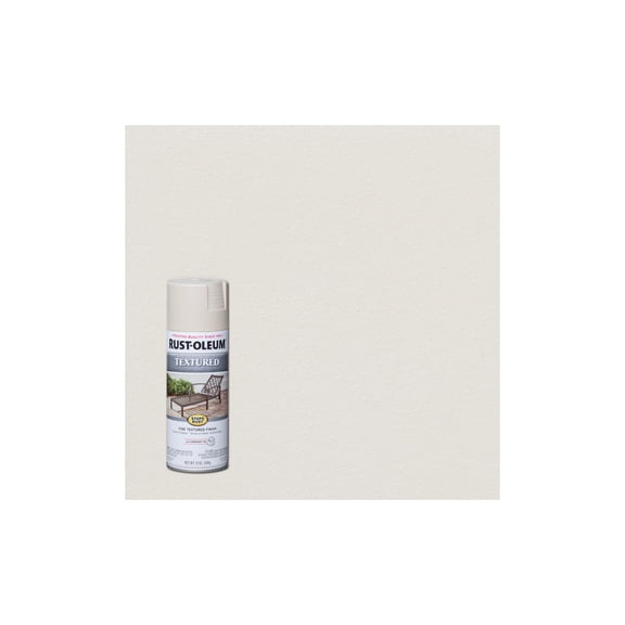 Rust-Oleum Textured Finish Spray Paint - Durable, Stone Texture - 11 oz - 15 oz, White  Interior & Exterior Use, Professional Finish