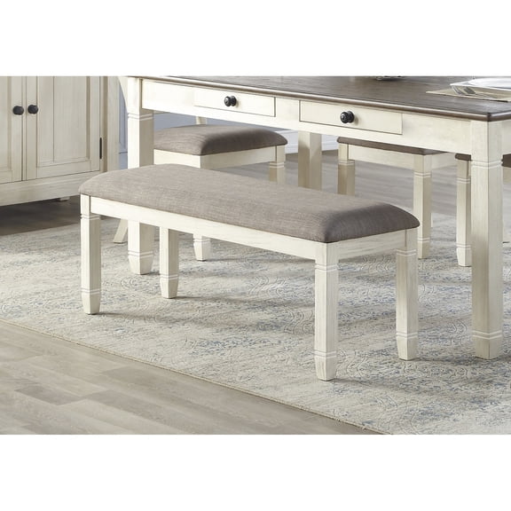 Textured Gray Polyester Fabric - Casual Country Style - Kitchen Dining - Inviting Seating for Gatherings