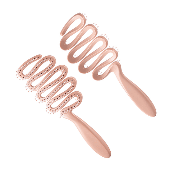 Textured Hair Volumizers Comb Hollow Out Teeth Reduce Friction ABS Plastic For Fine & Thin Hair Types