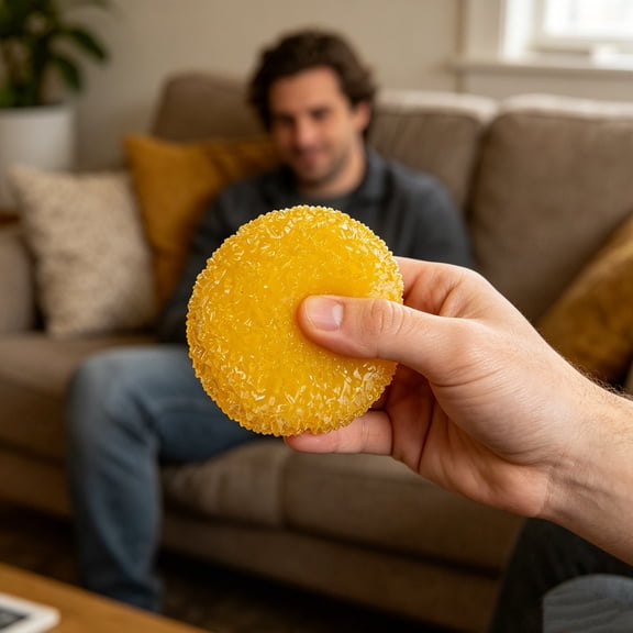 Textured Ice Crunch Stress Ball for Adults, Crinkle Sound Squeeze Ball, TPR Grass Ball Sensory Fidget Ball