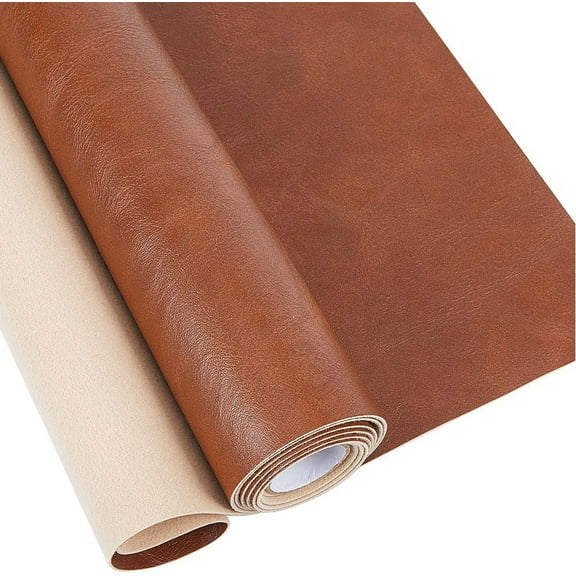 Textured Imitation Leather Fabric 135x30cm Grained Leatherette PU Leathercloth for DIY Sewing Crafts Automotive Home Decor Sofa Chairs Covers Suitcase Bags Making