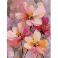 thumbnail image 1 of Textured Impasto Flower Canvas Print Wall Art for Living Room Office Kitchen Hallway, 1 of 8