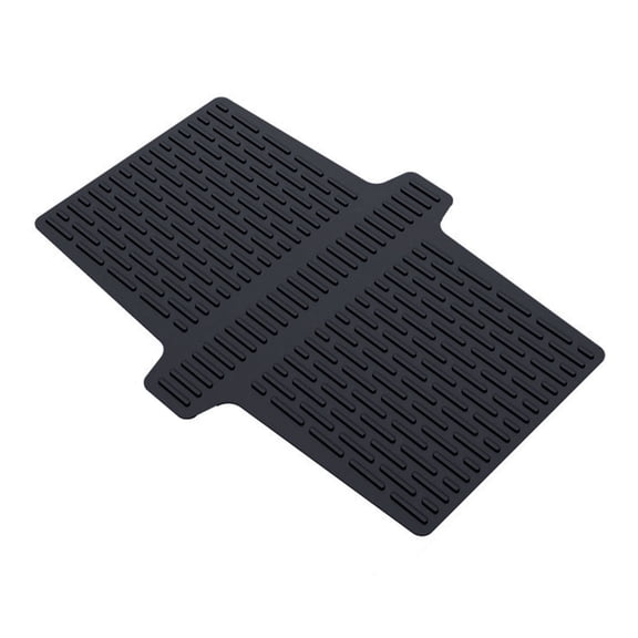 Textured Kitchen Sink Mat Silicone Resists Movement Guards Against Scratches And Optimizes Water Drainage
