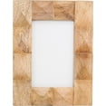 thumbnail image 1 of Textured Large Studded Wood Photo Frame, 1 of 5