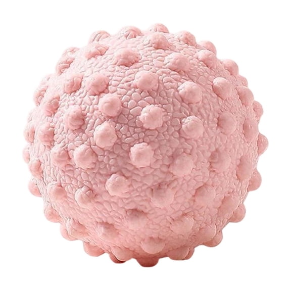 Textured Massage Ball, Small Massage Ball, Manual Muscle Relief Orb For Foot Neck Waist Shoulder Leg Workout Recovery,Pink-One Size
