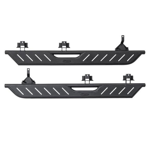 Textured & Matte Black Wheel to Wheel Coverage Side Steps for 2021-C Ford Bronco 4 Door