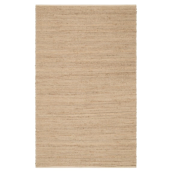 Textured Natural Handwoven Jute Rug, 2'6" x 8' Runner