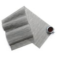 thumbnail image 1 of Textured PVC Table Runner Heat-Resistant Non-Slip Dining Table Decor, Waterproof Table Mat,table runner,PVC placemat,dining decor,Grey,135x30cm, 1 of 9