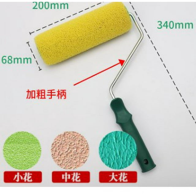 Textured Paint Roller Painting Roller Brush Multiuse Paint Roller