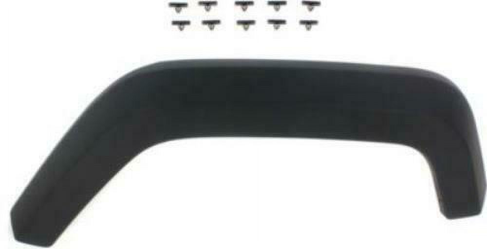 Textured Rear, Left Side Plastic Fender Flares for 0717 Jeep Wrangler CH1768107