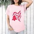 thumbnail image 1 of Textured Red Tulip Botanical Art Floral Nature Plant Top T-Shirt, for men & women, up to size 5XL, 1 of 3