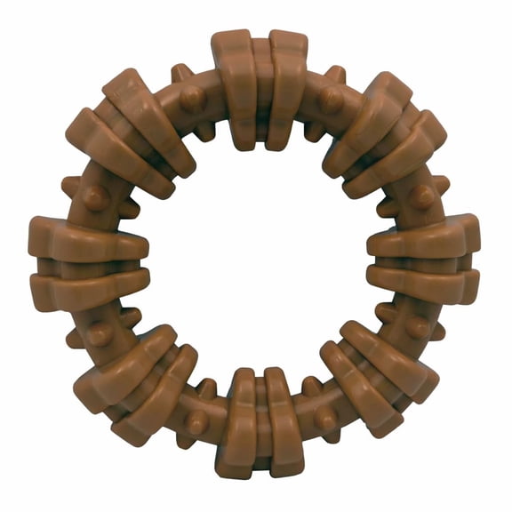 Textured Ring Power Chew Toy for Large Dogs, Made with nylon, Durable Chew Toys for Aggressive Chewers, Long Lasting Dog Bone, Keeps Dogs Busy, X-Large Breeds - 50+ lbs
