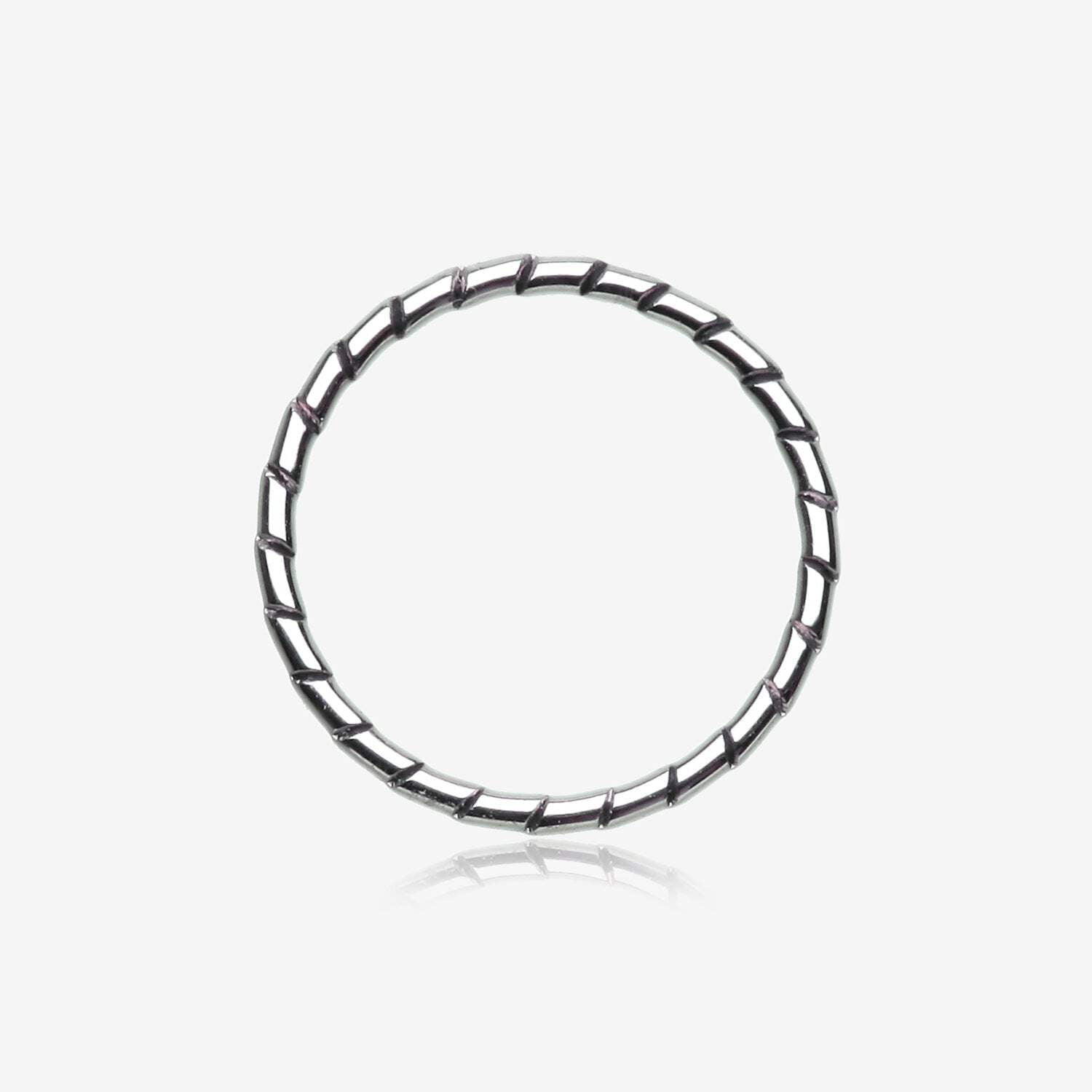 Textured Rope Steel Bendable Hoop Ring - Walmart.com