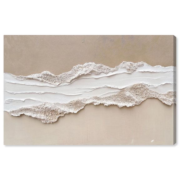 Textured Sea I Canvas Neutral Boho by Art Remedy, Gallery Wrapped, 45 x 30