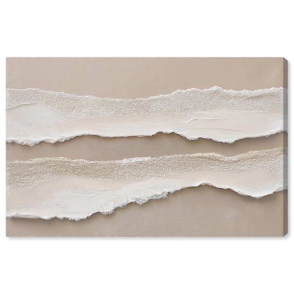 Textured Sea III Canvas Neutral Boho by Art Remedy, Gallery Wrapped, 24 x 16