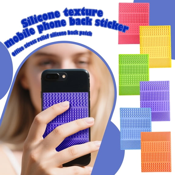 Textured Sensory Stickers 1 Pack Silicone Strips, For Managing Tactile Sensory Needs With Adhd & Anxiety, Quiet Toys For Desk Travel & Gifting