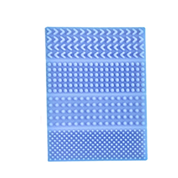 Textured Sensory Stickers Silicone Strips Fidget Toys for Adults Blue Quiet Tactile Office Desk Accessory Adhesive Sensory Gadget Soft Rebound Texture 1 Pack