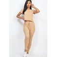thumbnail image 1 of Textured Short-Sleeve Top & Leggings Ensemble, 1 of 10