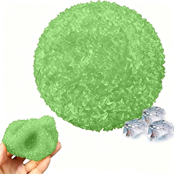 Textured Slush Ball – 2.4 Inch Voice-Activated Squeezing Toy – Grass Ball Stress Reliever – Mini Fidget Toy for Desk or Travel