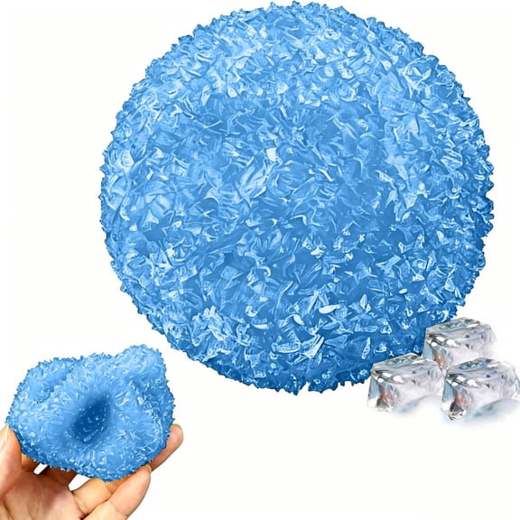 Textured Slush Ball – 2.4 Inch Voice-Activated Squeezing Toy – Grass Ball Stress Reliever – Mini Fidget Toy for Desk or Travel