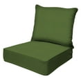 thumbnail image 1 of Textured Solid Artichoke Green Deep Seating Cushion Set, 1 of 8