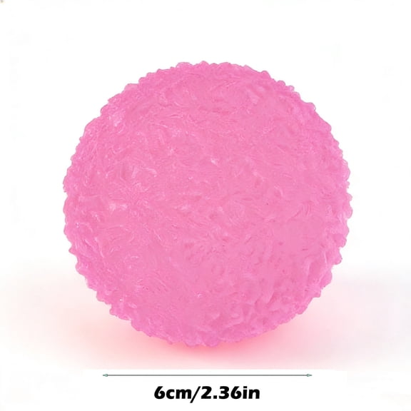 Textured Stress Relief Squeeze Balls,Soft Sensory Calming Hand Exercisers Gadgets With Memory Gel Inner, Anxiety & Tension Release Compression Balls,Holiday Handy Gift Sets(2.36 in)Pink