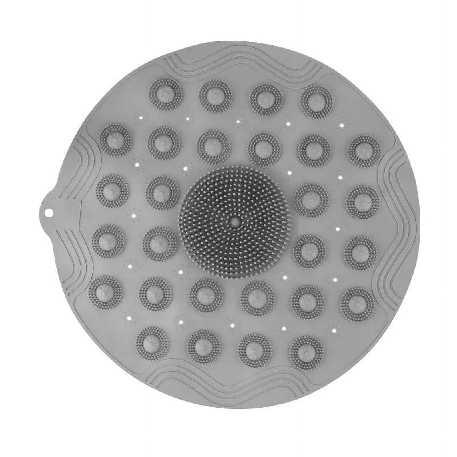 Textured Surface Round Non Slip Shower Mat Anti Slip Bath Mats with