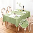 thumbnail image 1 of Textured Tablecloth Rectangle 60x84 Water Resistant Spill-Proof Wipeable Table Cloth Wrinkle Free Fabric Dining Table Cover for Birthday Party Farmhouse Spring Kitchen Tablecloths, 1 of 6