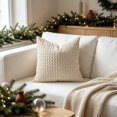 thumbnail image 1 of Textured Throw Pillow Covers Corduroy Cushion Cases for Sofa Living Room Bedroom Couch Interior Styling, 1 of 6