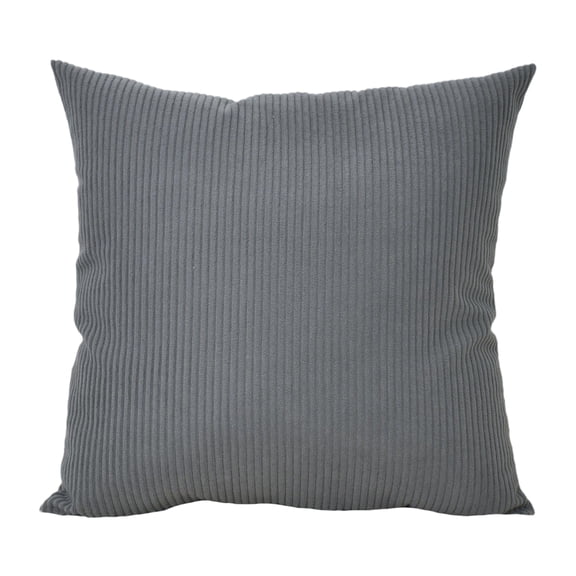 Textured Throw Pillow Covers, Throw Pillow CoversforCouch, 20X20 In, Ribbed Corduroy, Living Room Pillow Covers, Square Shape, 1 Pc