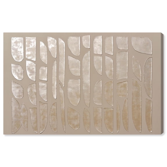 Textured Tiles Canvas Textured Abstract by Art Remedy, Gallery Wrapped, 54 x 36