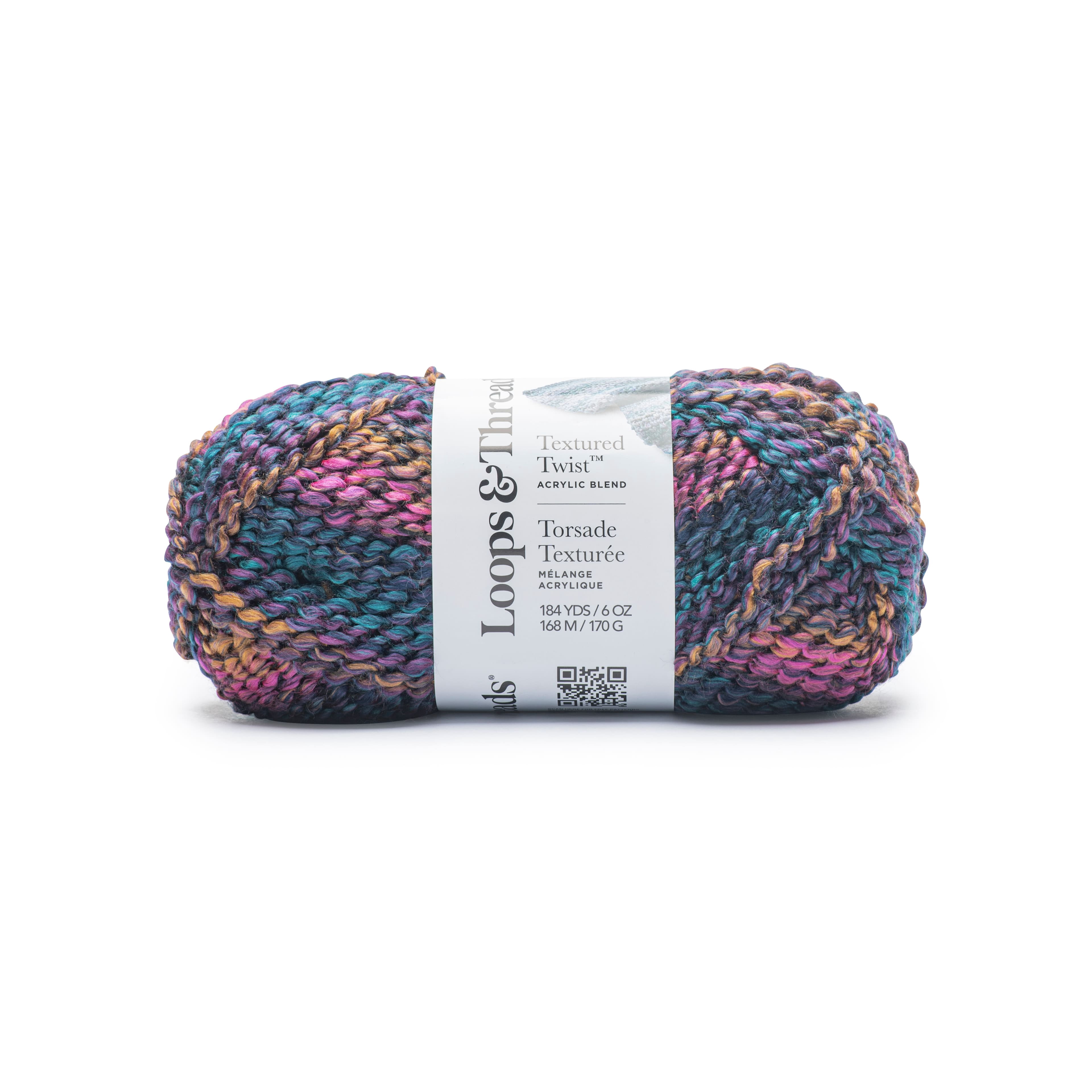 Textured Twist Yarn by Loops & Threads - Yarn for Knitting