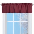 thumbnail image 1 of Collections Etc Solid Textured Swag Window Valance with Rod Pocket Top for Easy Hanging, 1 of 5