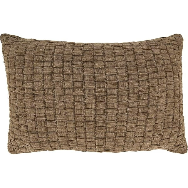 Textured Waffle Weave Pillow Cover
