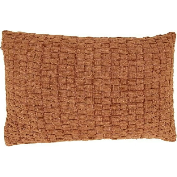 Textured Waffle Weave Poly Filled Pillow