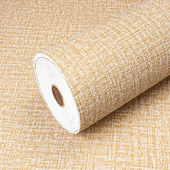 Textured Wallpaper 50x280cm Self Adhesive Wallpaper for Walls Embossed Wallpaper for Bedroom Thick Wallpaper for Textured Wall Waterproof Sticky Back Vinyl Foam for Rooms - Khaki color