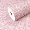 thumbnail image 1 of Textured Wallpaper Self Adhesive Wallpaper for Walls Embossed Wallpaper for Bedroom Thick Wallpaper for Textured Wall Waterproof Sticky Back Vinyl Foam for Rooms 50x280cm - Pink, 1 of 6