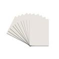 thumbnail image 1 of Textured White 5x7 Backing Board - Uncut Photo Mat Board (10-Sheets), 1 of 4