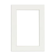 Textured White Acid Free 16x20 Picture Frame Mats with White Core Bevel Cut for 11x14 Pictures -
