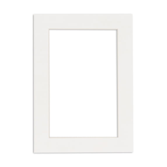 Textured White Acid Free 18x24 Picture Frame Mats with White Core Bevel Cut for 12x18 Pictures -