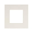 thumbnail image 1 of Textured White Acid Free 20x20 Picture Frame Mats with White Core Bevel Cut for 12x12 Pictures -, 1 of 4