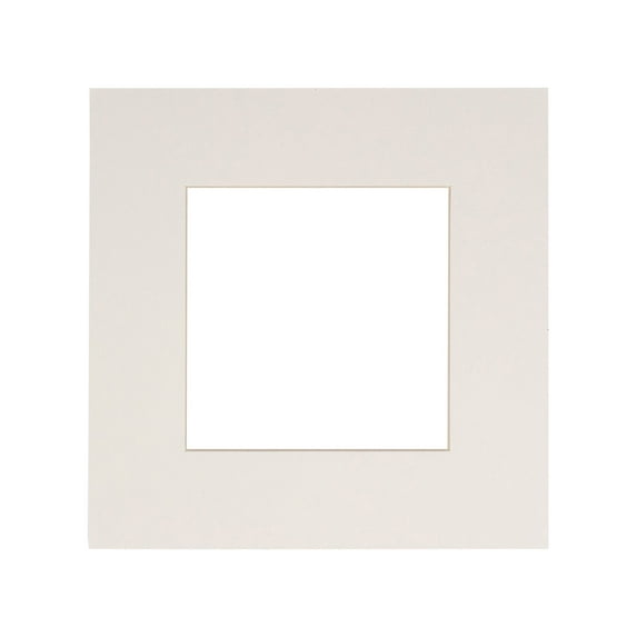 Textured White Acid Free 20x20 Picture Frame Mats with White Core Bevel Cut for 16x16 Pictures -