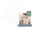 thumbnail image 1 of Textured White Picture Frame Mat for 12x16 Frames - Fits 11x13.5 Photos - 25 Mats, 1 of 7
